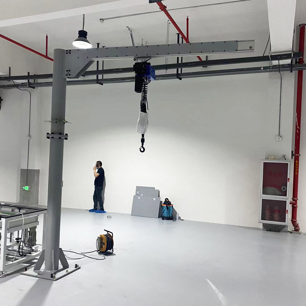 80kg Intelligent Material Handling Robot Jib Hoist Lifter Cantilever Crane