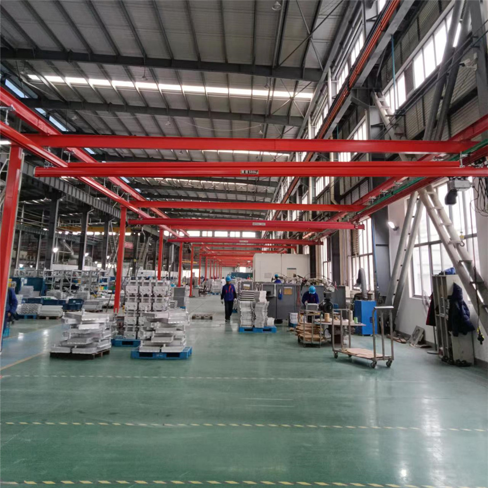 500kg Mobile Material Handling Gantry Truss Crane with Electric Hoist