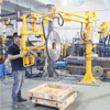 150kg Industrial Pneumatic Manipulator with Magnet for Steel Disc Handling