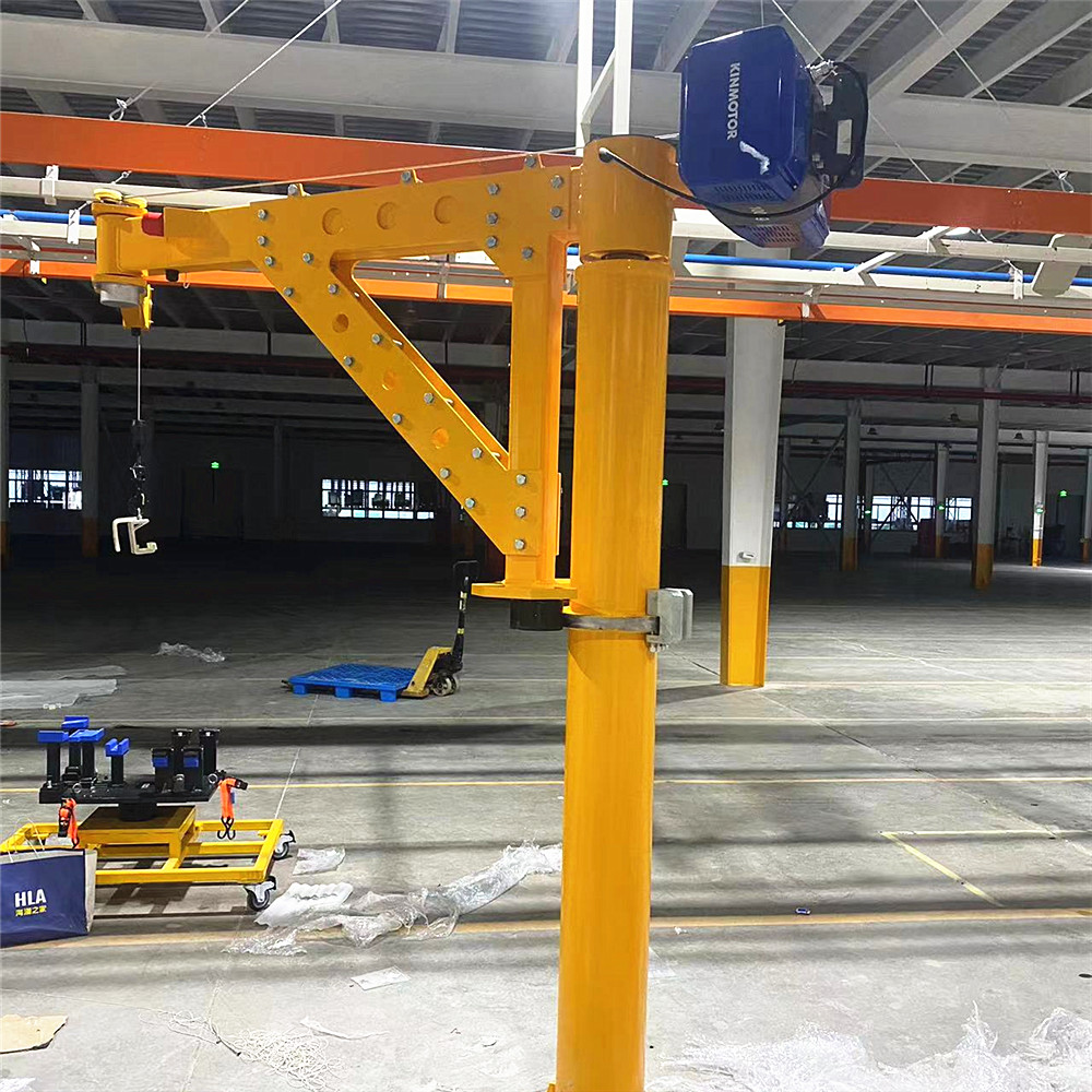 80kg Versatile Jib Crane Folding Arm Intelligent Hoist Lifter with Customized Fixture