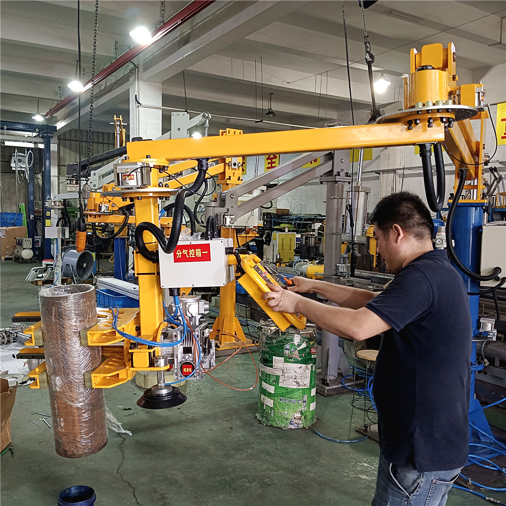 100kg Cylinder Handling Equipment Industrial Manipulator Robotic Arm for Roll Handling