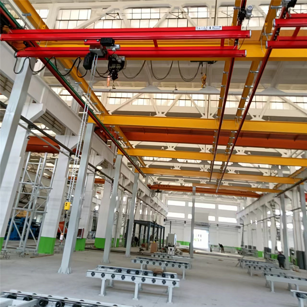 500kg Mobile Material Handling Gantry Truss Crane with Electric Hoist