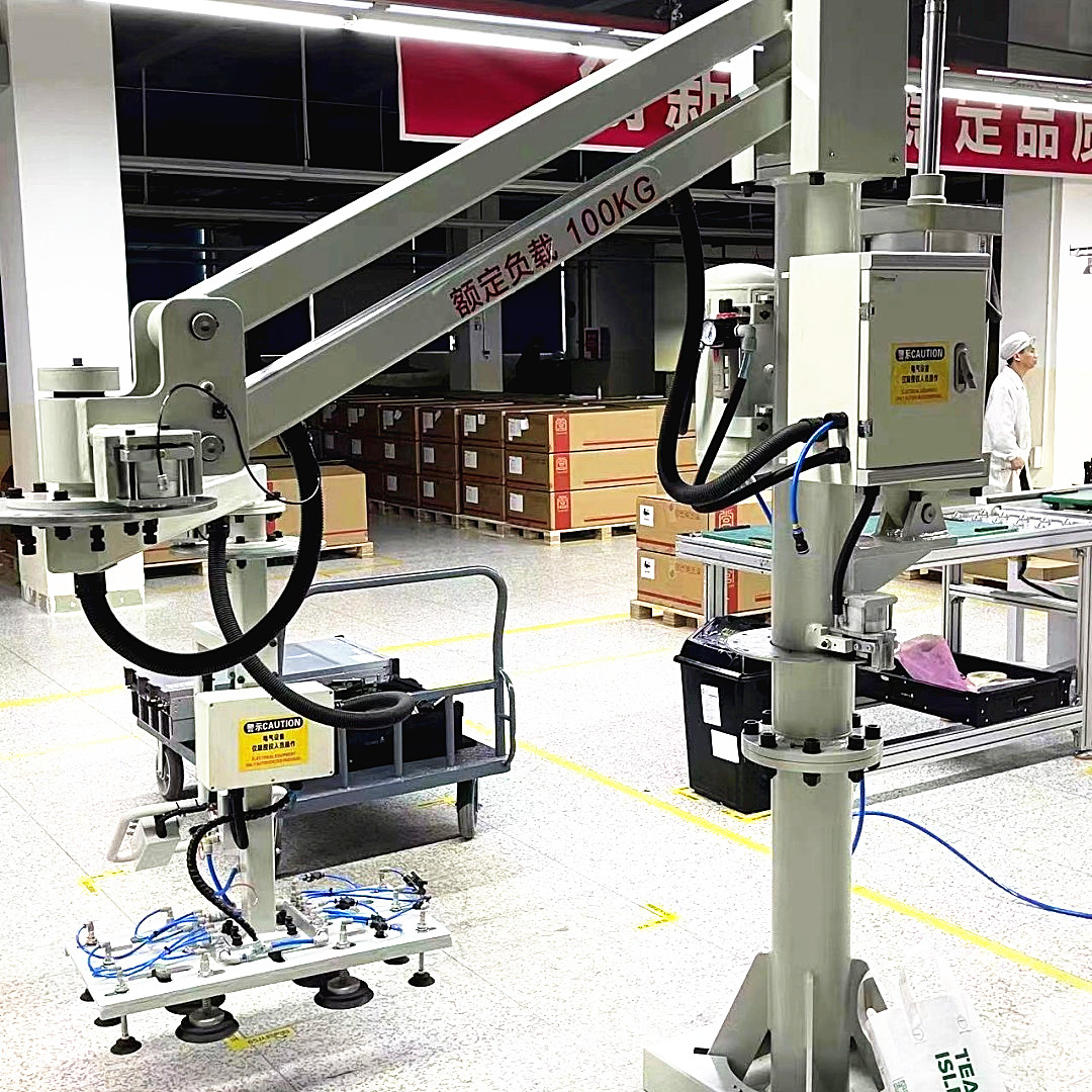 100kg Rigid Arm Manual Pneumatic Manipulator with Suction Cup