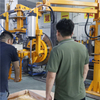 150kg Industrial Pneumatic Manipulator with Magnet for Steel Disc Handling