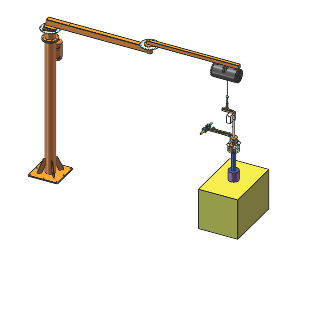 100kg Pneumatic Assist Lifting Arm Air Balancer Crane Material Handling Equipment