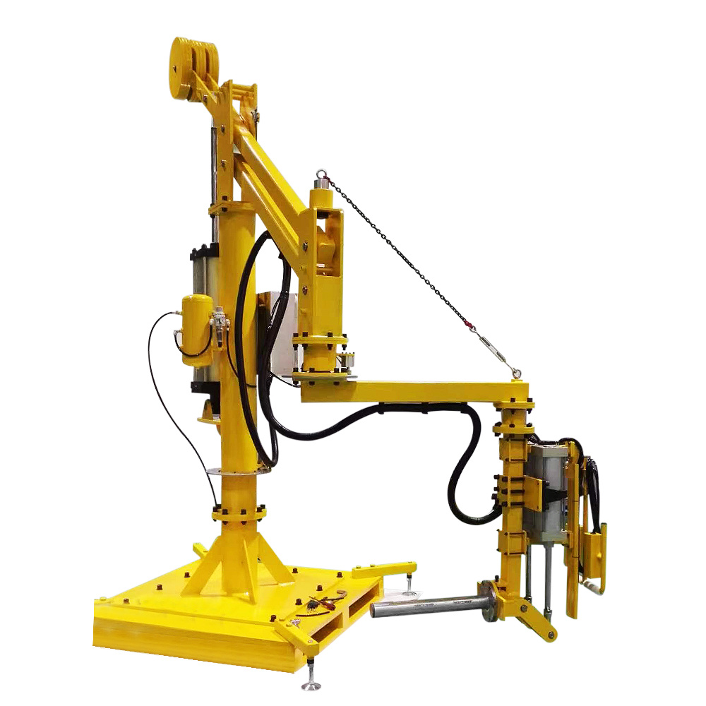 100kg Roll Lifter PE Roll Handling Equipment Drum Stacker Lifter