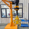 0.5 Ton Pillar Portable Mobile Arm Jib Crane