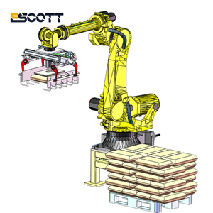 Automatic Robot Palletizer Portable Robot with Gripper for Bag Palletizing