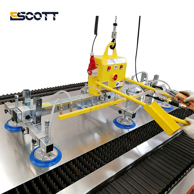 Metal Sheet Vacuum Suction Crane Lifting Equipment For Glass