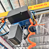 Mobile Cantilever Crane Capacity 250kg with Movable Forklift for Material Lifting