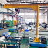 Mobile Cantilever Crane Capacity 250kg with Movable Forklift for Material Lifting