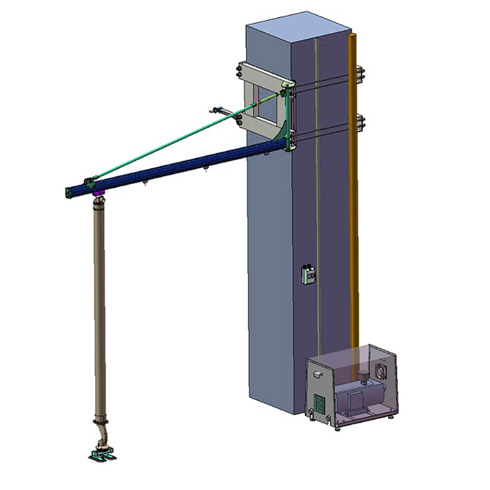 Wall Mounted Vacuum Tube Lifter Bag Carton Lifter