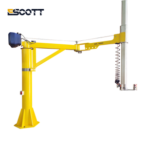 0.5 Ton Pillar Portable Mobile Arm Jib Crane