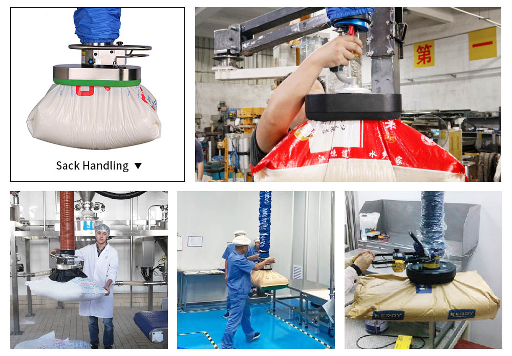 vacuum lift assist for bags