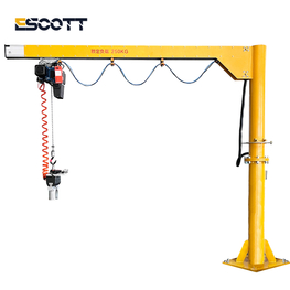 Mobile Cantilever Crane Capacity 250kg with Movable Forklift for Material Lifting