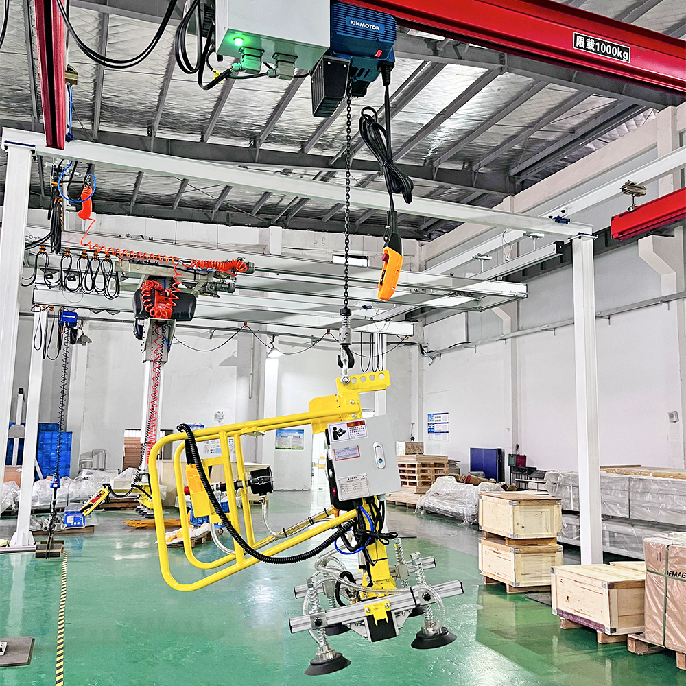 100kg Semi-Automatic Electrical Suction Cup Vacuum Lifter for Metal Sheet Lifting