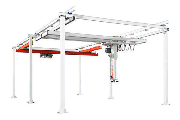 High Efficiency Lifting Equipment: Rail Travelling Bridge Crane 1ton Double Girder Overhead Crane