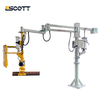 Industrial Robotic Arm Pneumatic Manipulator With Fixture for Roll Handling