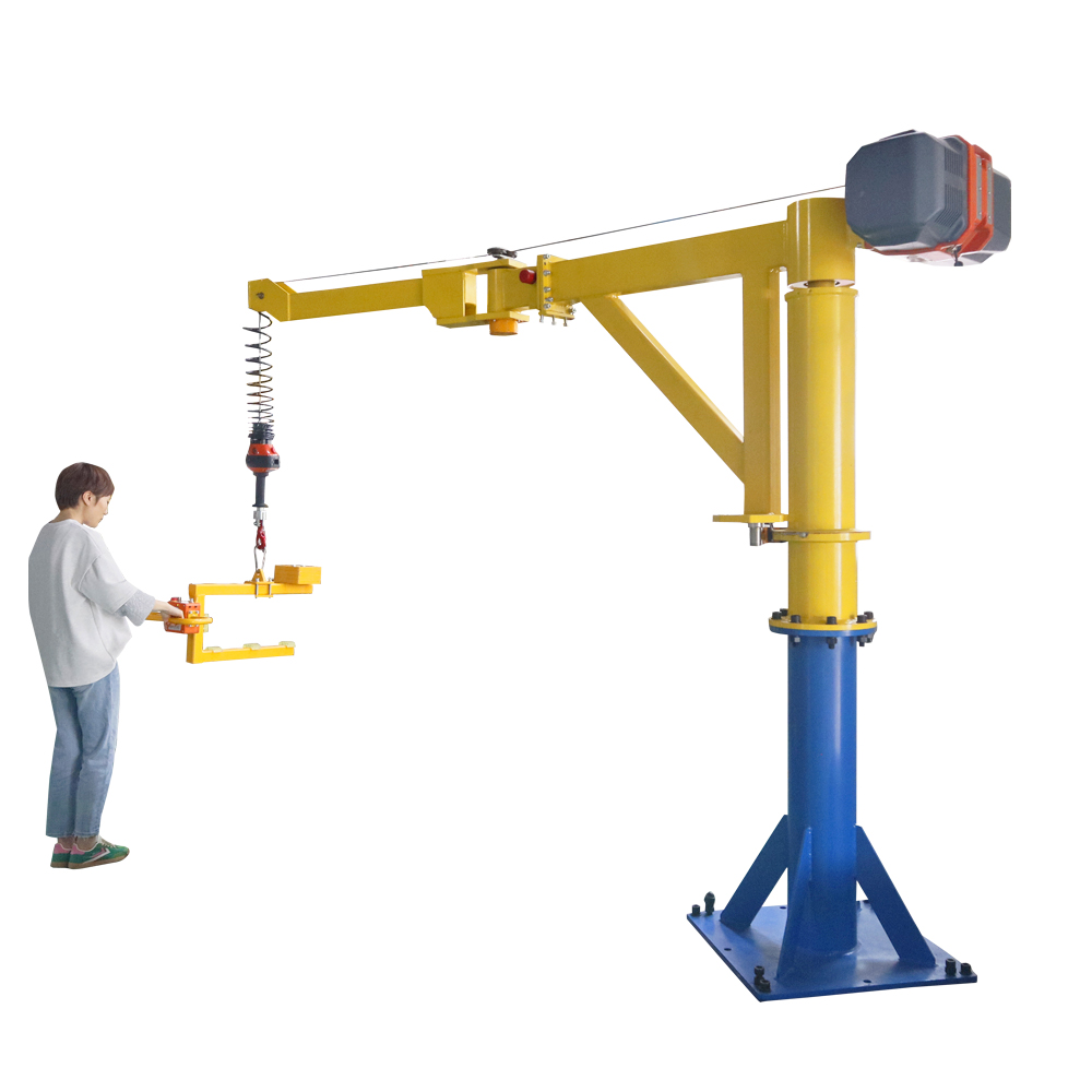 jib crane with electric hoist