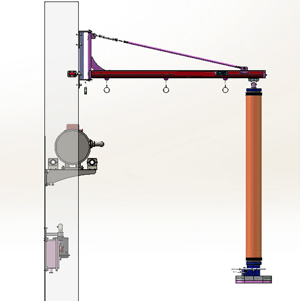 Wall Mounted Vacuum Tube Lifter Bag Carton Lifter