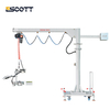 80kg Lifting Mobile Cantilever Crane with External Clamp for Material Handling