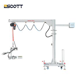 80kg Lifting Mobile Cantilever Crane with External Clamp for Material Handling