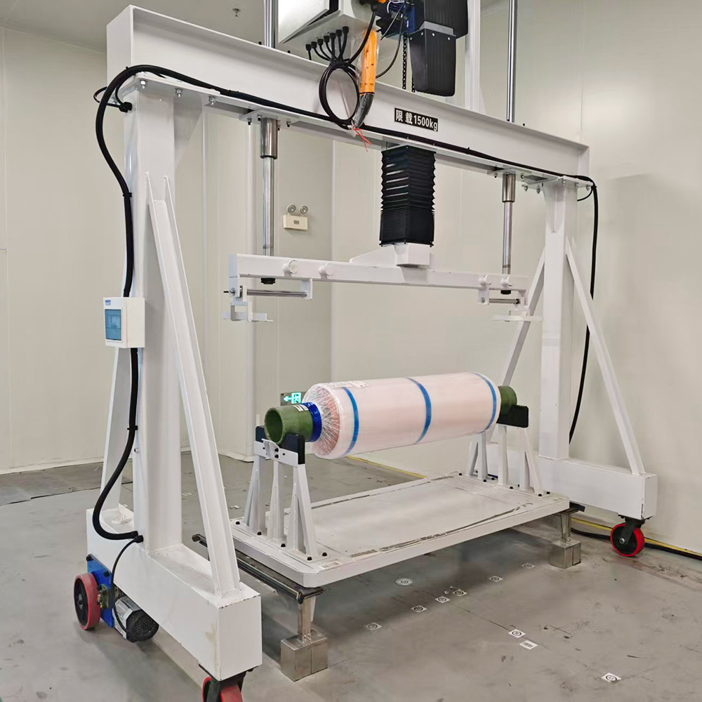 1500KG Gantry Crane for Roll Film Lifting