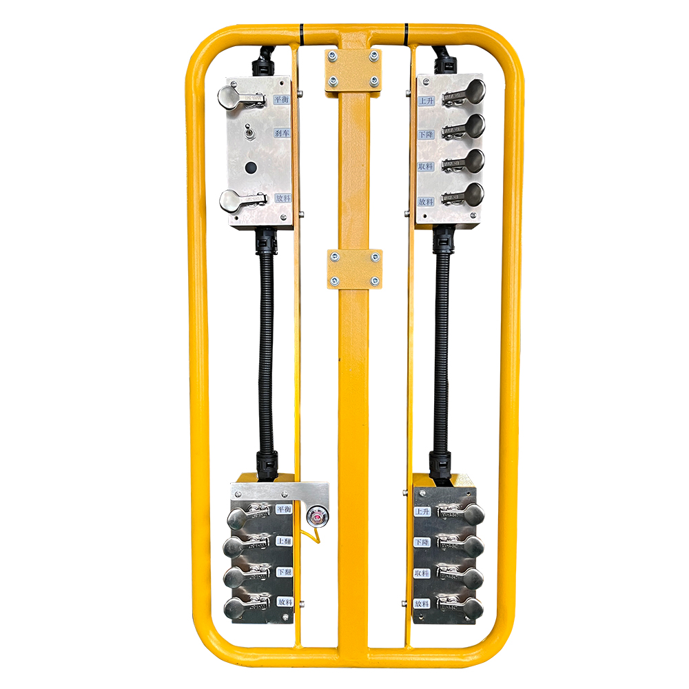 Industrial Robotic Arm Pneumatic Manipulator With Fixture for Roll Handling