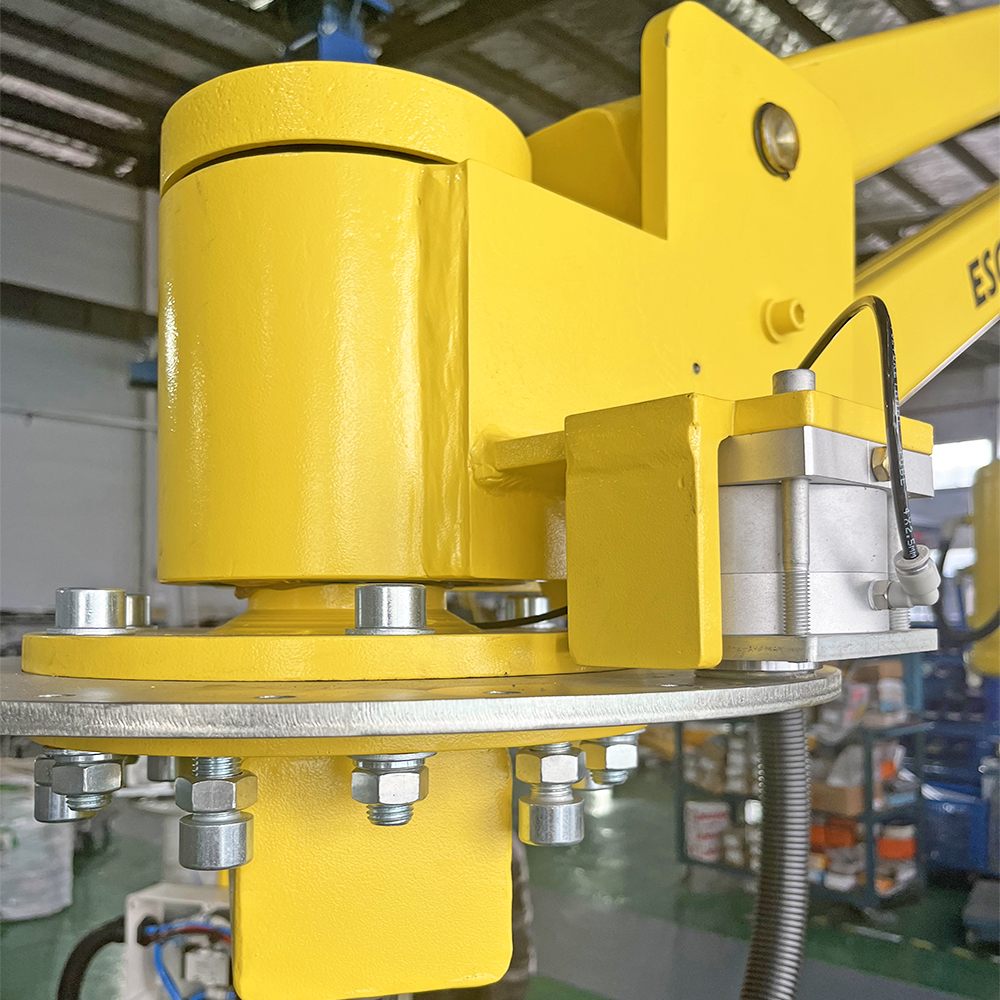 Professional Lifting Equipment Drum Robot Arm Gripper 90 Degree Flipped Pneumatic Manipulator for Roll Handling