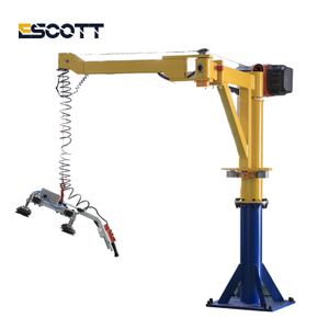 Load 80 Kg Sucker Folding Arm Crane for Metal Box