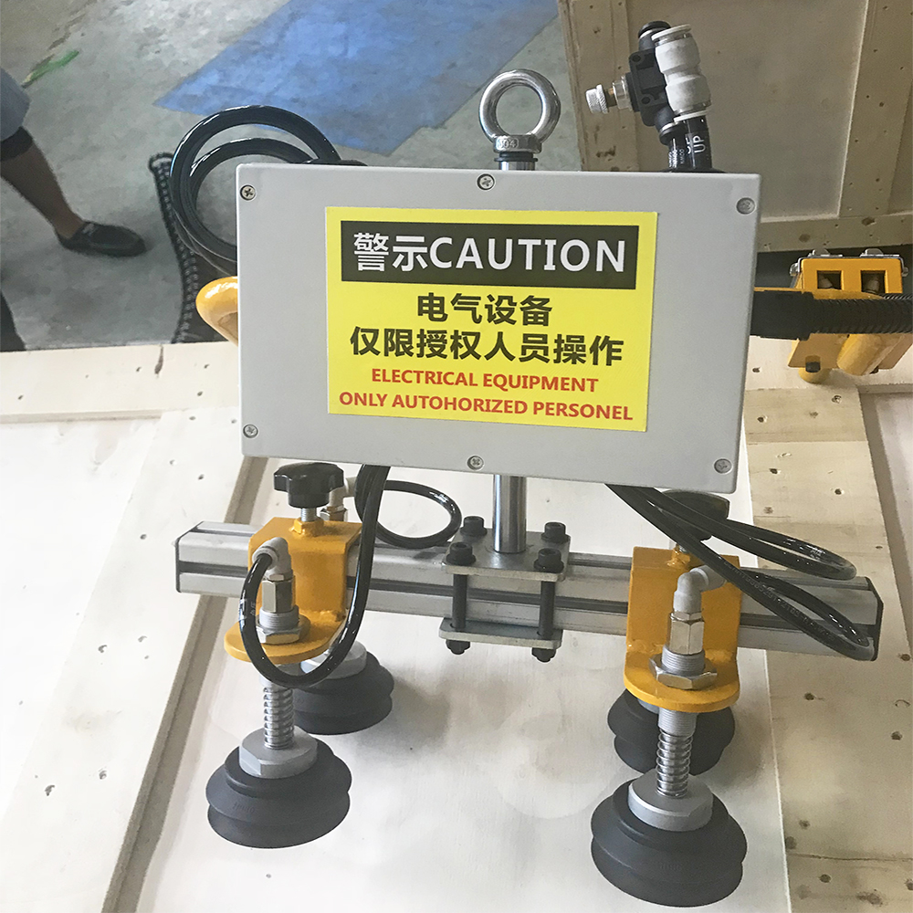 500kg Electric Glass Sheet Metal Lifting Equipment Vacuum Lifter for the Stone Industry