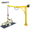 100kg Vacuum Jib Crane with Sheet Metal Handling And 90° Tilting Function