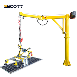 100kg Vacuum Jib Crane with Sheet Metal Handling And 90° Tilting Function