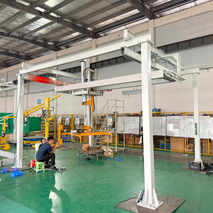 500kg Truss Overhead Crane with Customized Vacuum Lifter for Sheet Material Handling