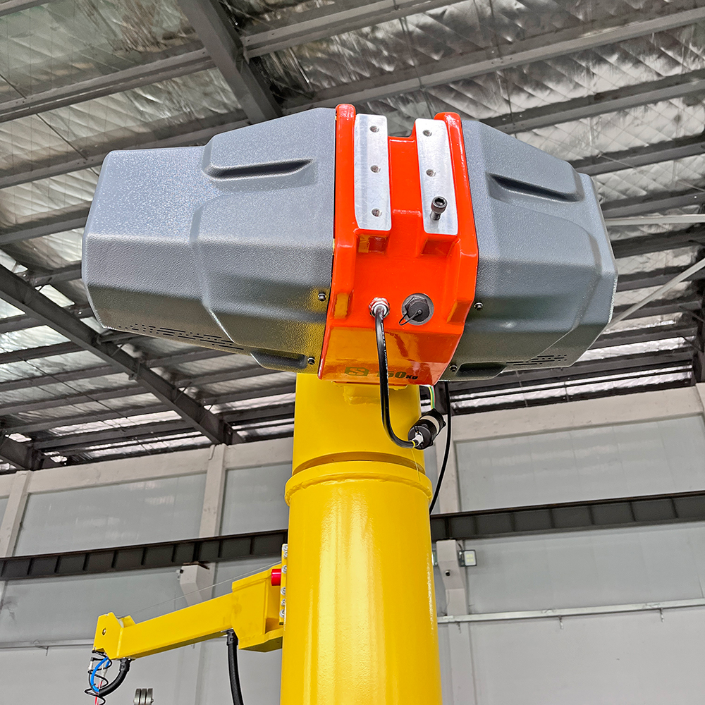 100kg Vacuum Jib Crane with Sheet Metal Handling And 90° Tilting Function