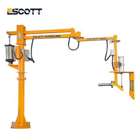 150kg Pneumatic Roll Handling Manipulator with 90° Tilting Function for Film Coil Handling
