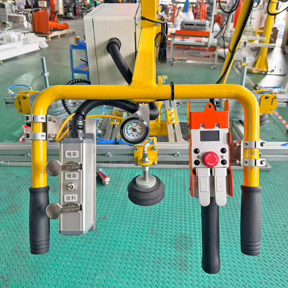 100kg Vacuum Jib Crane with Sheet Metal Handling And 90° Tilting Function